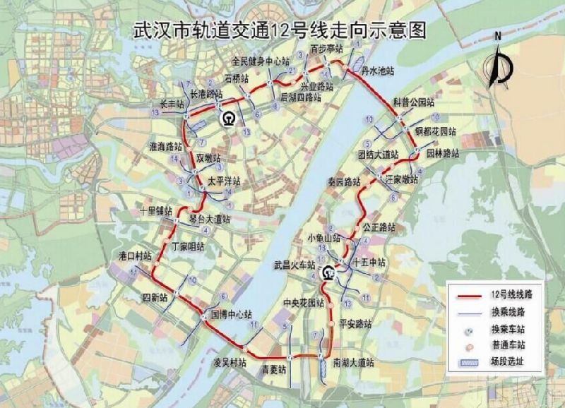 武汉地铁11号线最新线路图全览